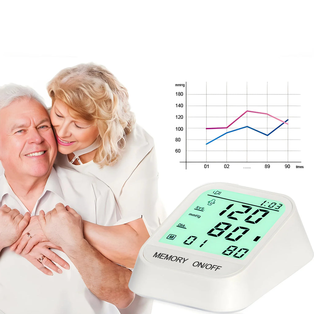 New Blood Pressure Monitor Upper Arm Automatic Tonometer Digital Tensiometer BP Monitor Medical Sphygmomanometer Health Care
