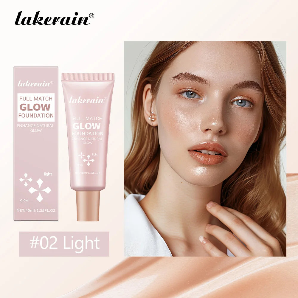 Tidesmit Glowing Foundation liquid highlighter shade swatch for a natural moisturizing lightweight makeup base