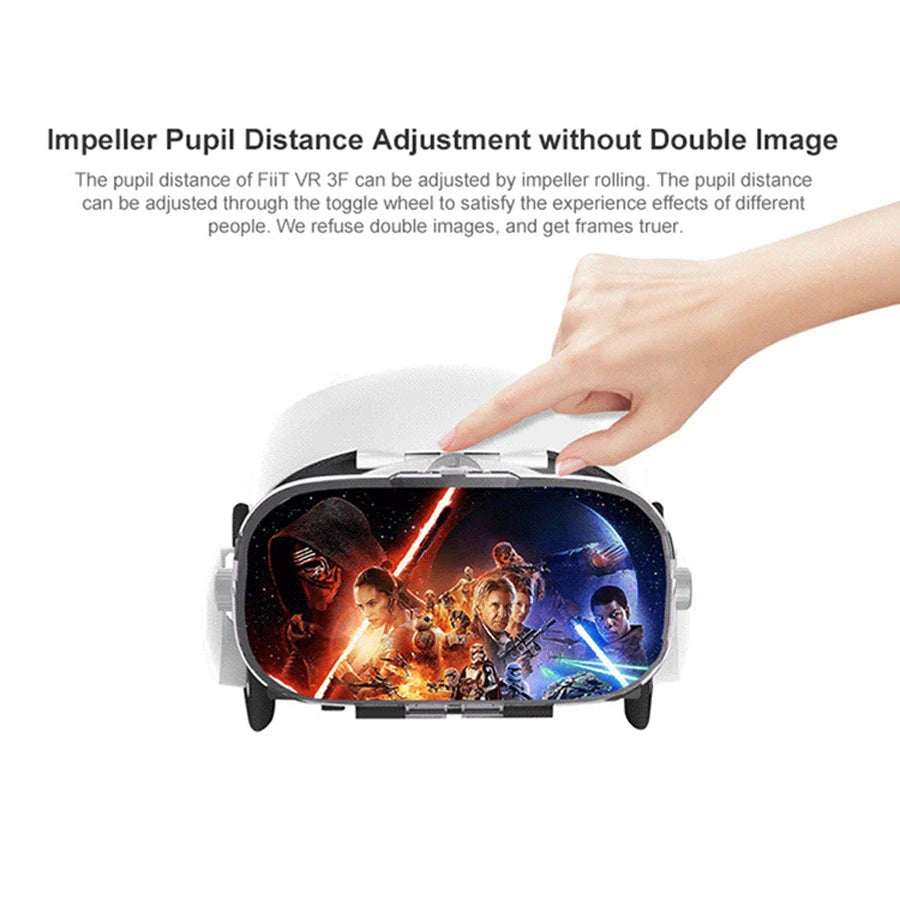Tidesmit VR Headset for Smartphones with Spatial Audio and Remote Control Tidesmit