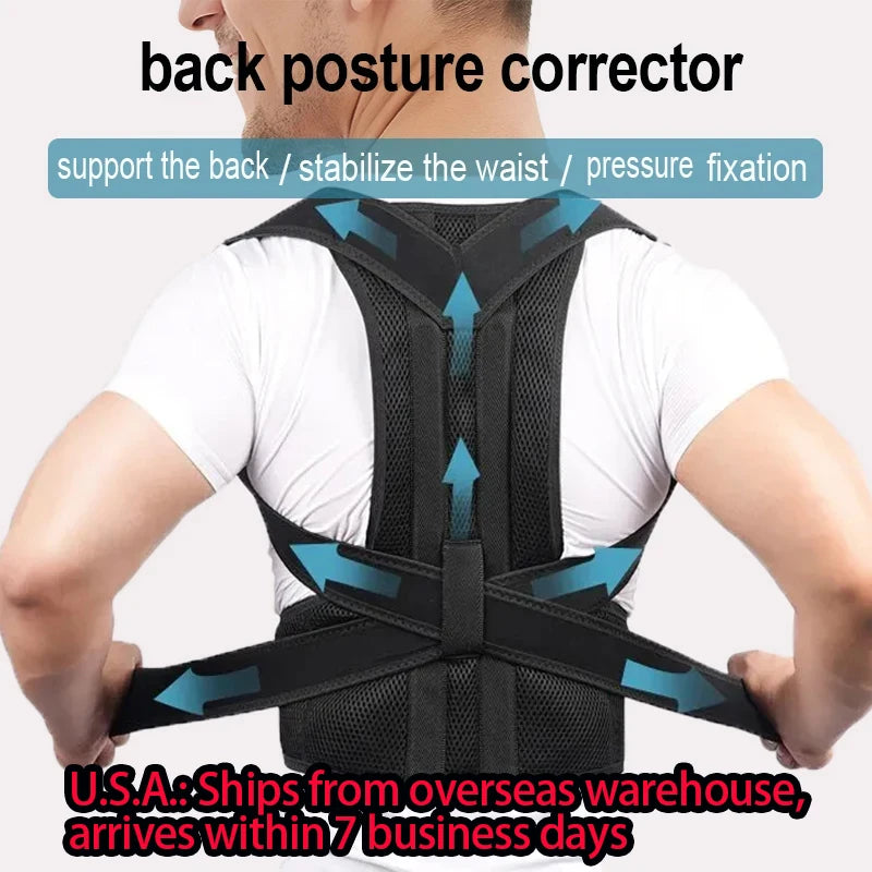 Back Posture Corrector Brace for Spine Support and Pain Relief Back Massage Instrument Tidesmit
