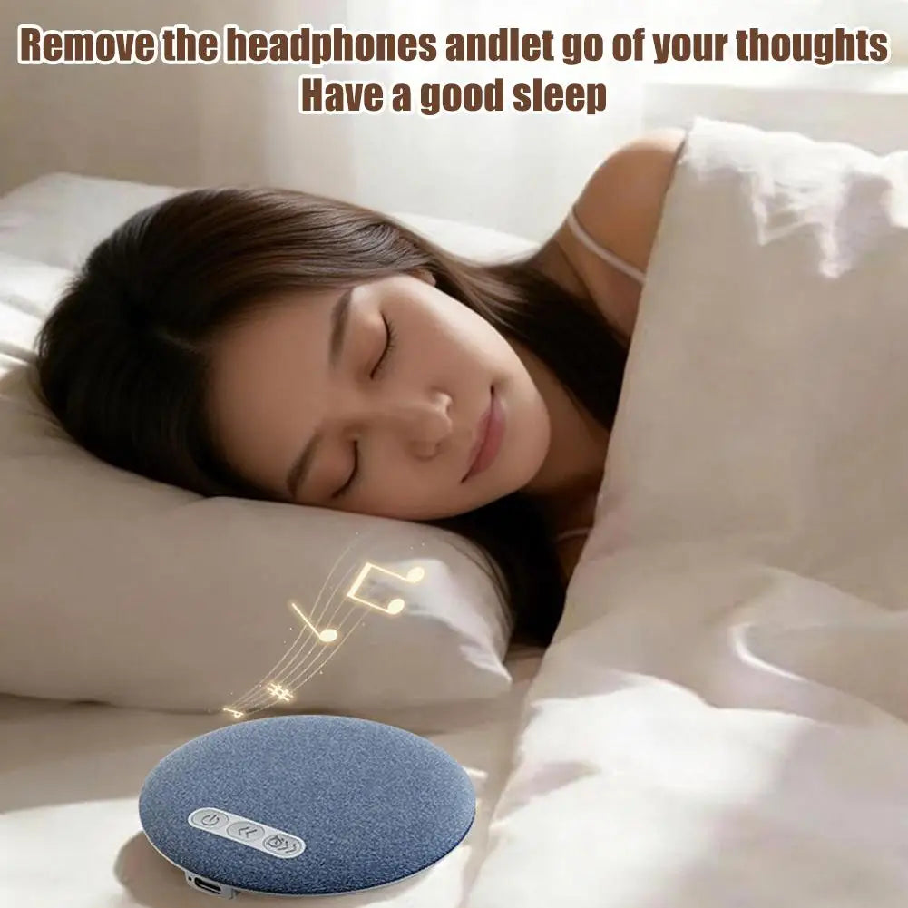 Mini Sleeping Bluetooth Speaker Nature Sound White Noise Soundbar Wireless MP3 Music Player Ultra Thin Timed Shutdown Audio Pla