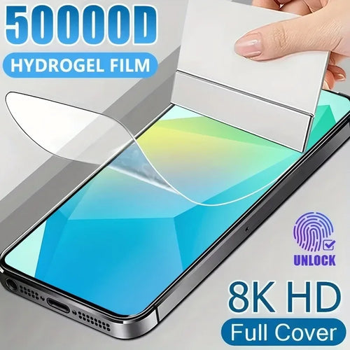 3Pcs Hydrogel Film for Samsung A56 A55 A54 A36 A35 A34 A26 A25 A24 A16 A15 Screen Protector for Samsung A53 A33 A23 A13 A52 A32 - Tidesmit