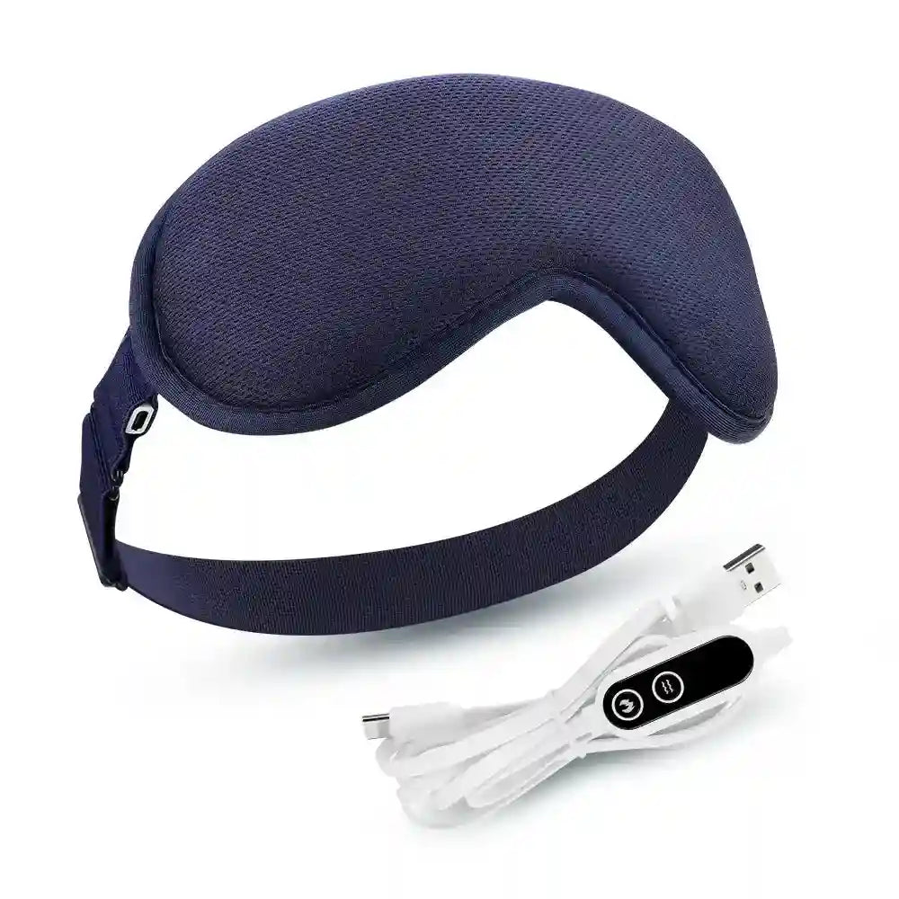 Heated Eye Massager with 3 Temp Levels - Rechargeable Blue Device Eye Massage Instrument Tidesmit