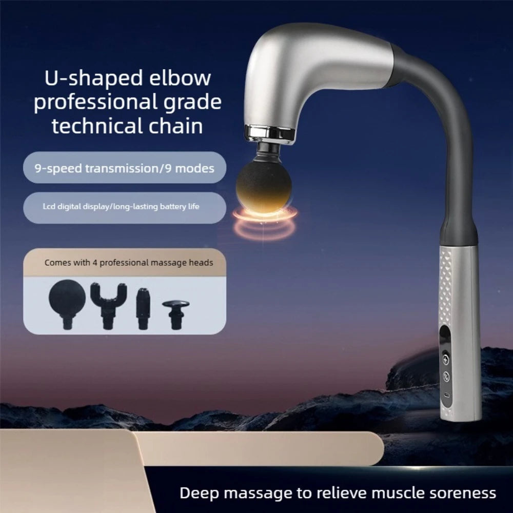 Electric Massage Gun for Muscle Recovery - Silent Percussive Tool Fascia Gun Tidesmit