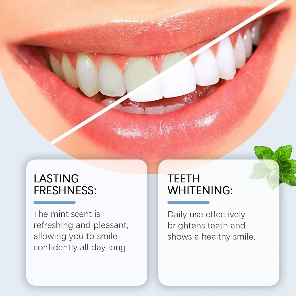 Tidesmit Hydroxyapatite teeth whitening toothpaste for cavity prevention and removing coffee or smoke stains.