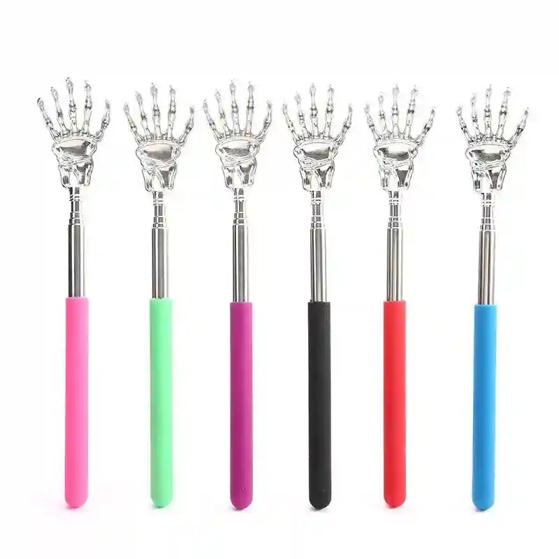 Extendable Stainless Steel Back Scratcher - Durable Manual Massager Massage Roller Tidesmit