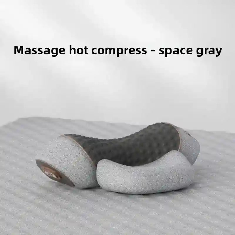 Electric Neck Massager with Heat and Traction - Tidesmit Wellness Relaxation Treatment 2 in1-Hot-Massage C Tidesmit