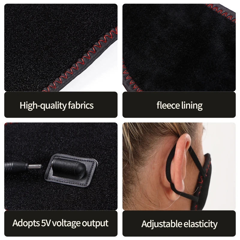 Electric Heating Nose Warmer | 3 Heat Levels for Muscle Relief Massage Cushion Tidesmit