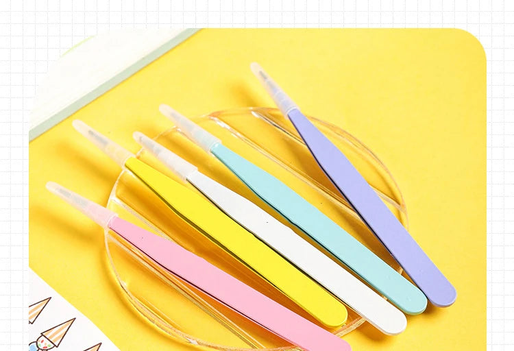 Eyelash Tweezers Set for False Eyelashes - Precision Applicator Tools False Eyelashes Tidesmit