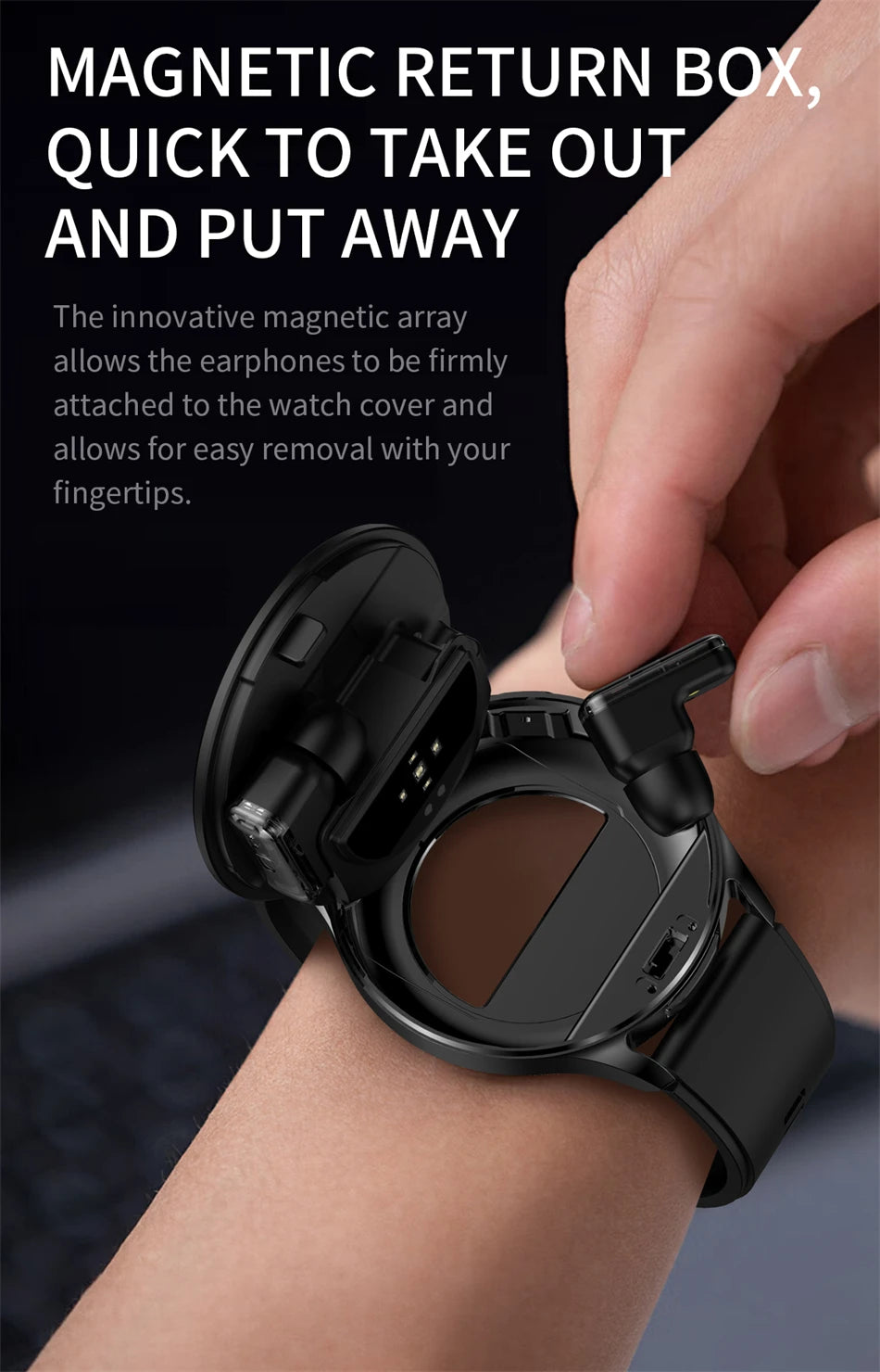 LIGE New 2-in-1 Smart Watch with TWS Bluetooth Earphones Heart Rate Blood Oxygen Monitor New Sport Fitness BT Call Music Watches
