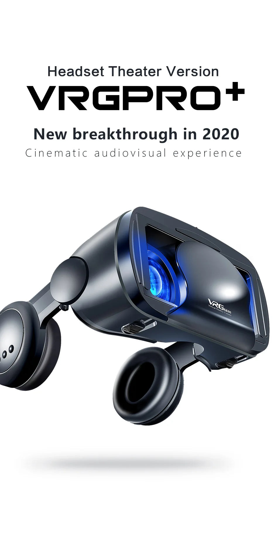 VR Headset for Smartphones with Adjustable Lenses - Tidesmit Tidesmit