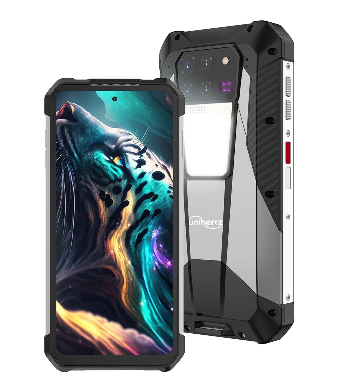 Unihertz 8849 Tank 3 by Smartphone 5G 32GB+512GB  200MP 120Hz 23800mAh 120W Charger Cell Phone Dimensity 8200 Mobile Phone - Tidesmit