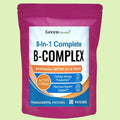 8-in-1 Complete B Complex Transdermal Patches Energy, Nerve, Blood Support – One Month Supply