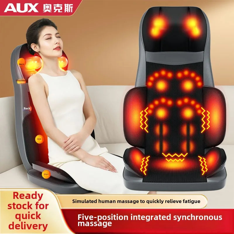 Electric Massage Cushion with Deep Tissue Kneading and Heat Therapy Massage Cushion Tidesmit