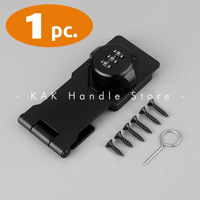 KAK 3 Digit Household Security Cabinet Password Locks Keyless Drawer Combination Coded Door Lock Zinc Alloy Furniture Hardware