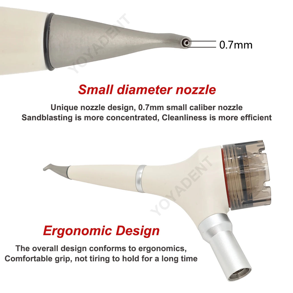 Dental Air Prophy Polisher Handpiece - Precision Cleaning AP40 Model Fascia Gun Tidesmit