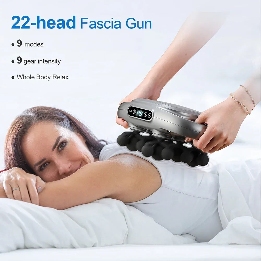 Tidesmit Fascia Gun Deep Tissue Massager – 24 Head Recovery Tool Fascia Gun Tidesmit