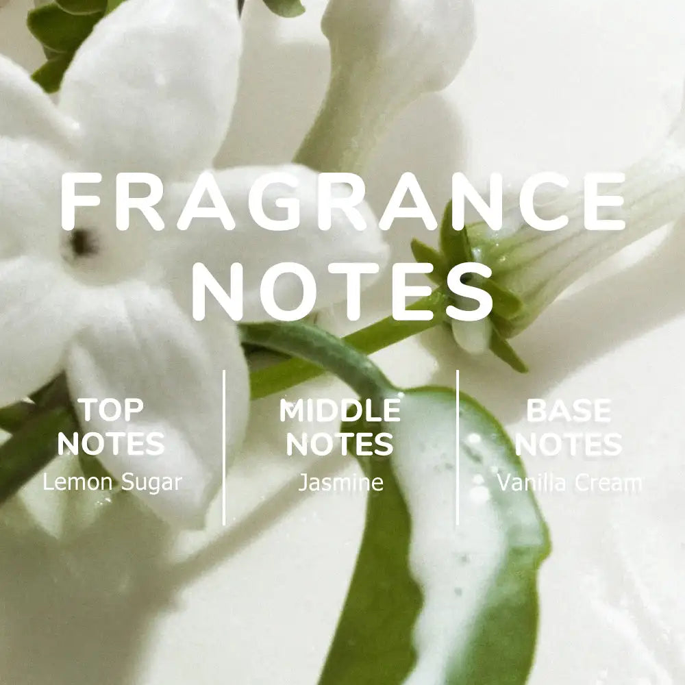 KOEC Heavy Cream Fragrance Mist: 50ml moisturizing scent with lemon sugar, jasmine, and vanilla cream notes for women.