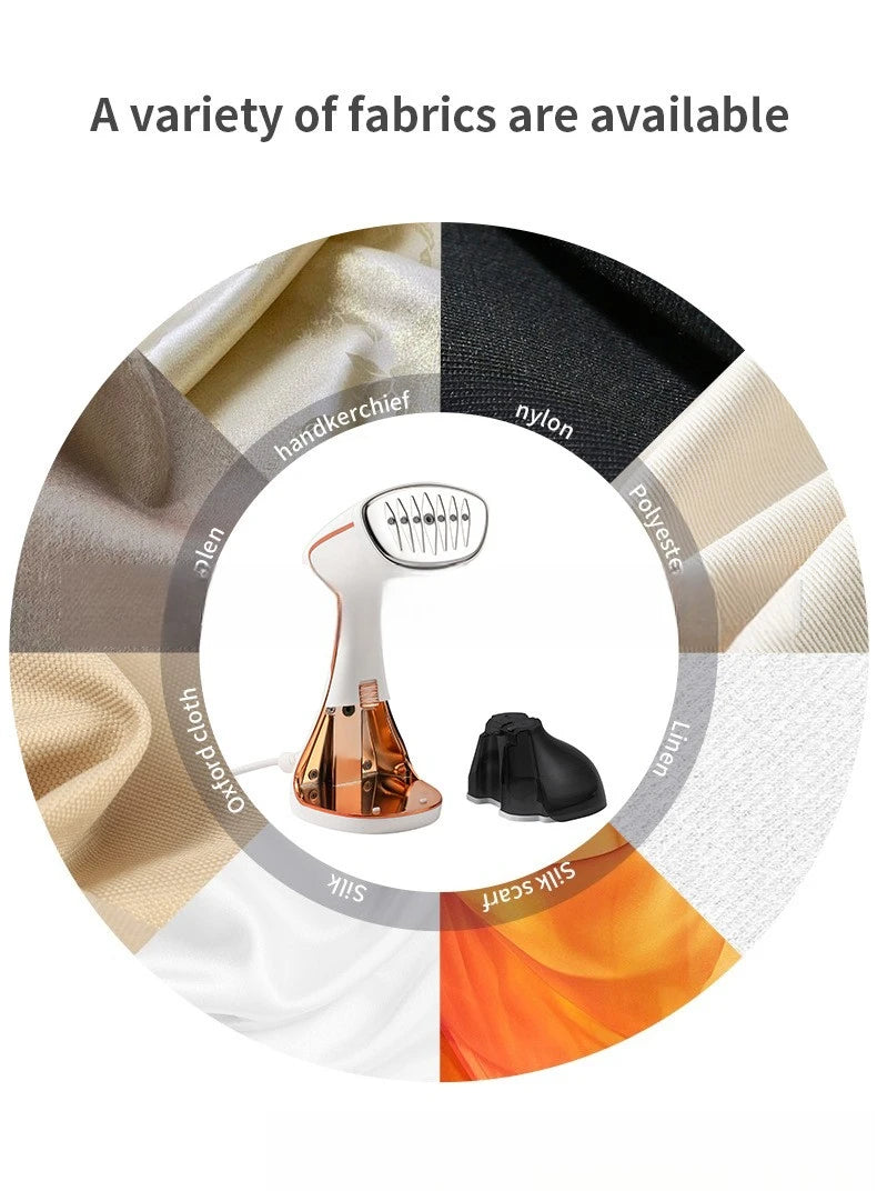 Tidesmit portable handheld garment steamer showing ergonomic handle and steam nozzle for quick home and travel ironing