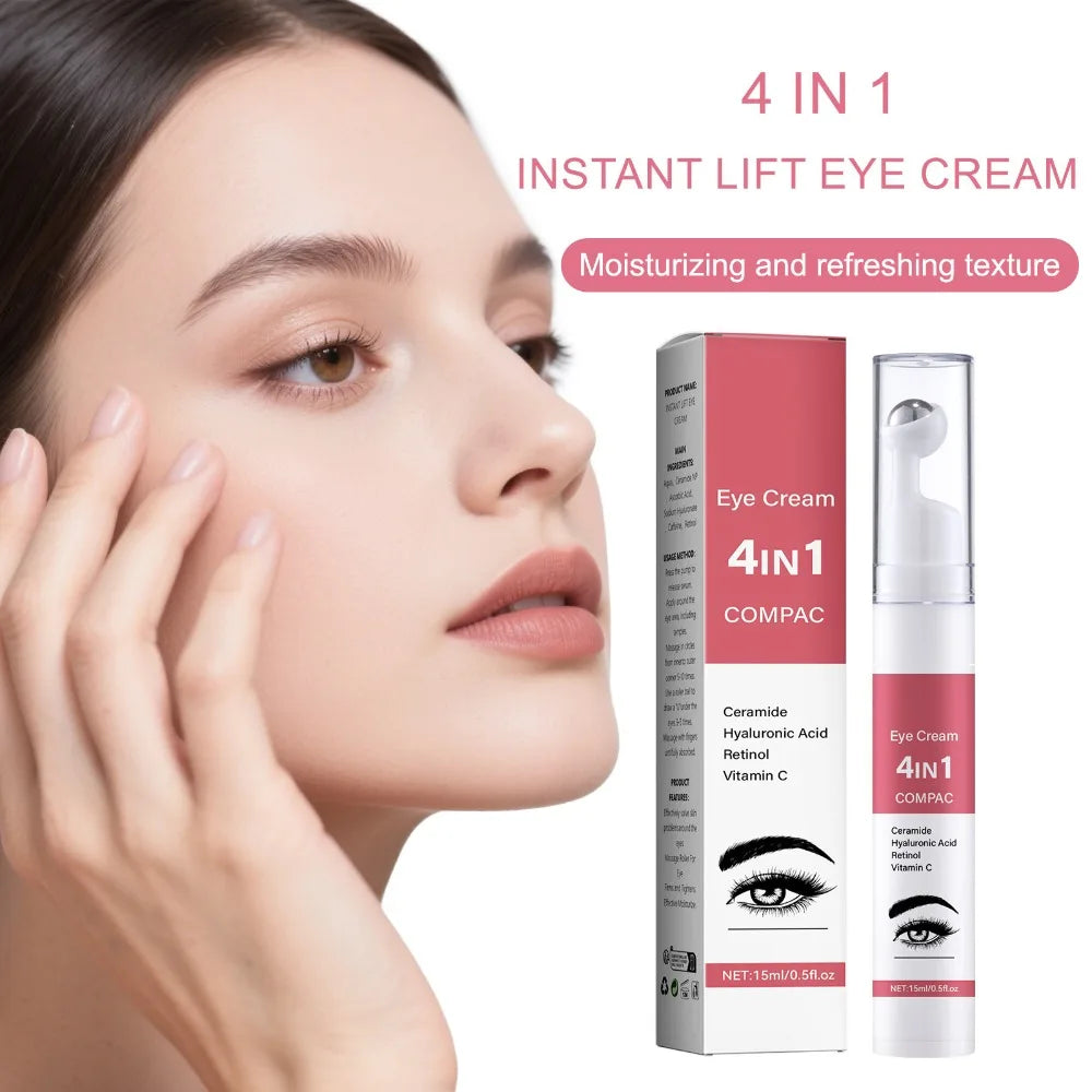 15ml Eye Firming Moisturizer – 4-in-1 Formula for Fine Lines, Dark Circles