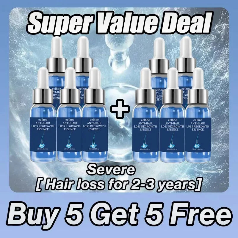 Tidesmit Biotin hair growth serum for anti-hair loss and thicker scalp treatments. Effective fast-acting hair oil set.
