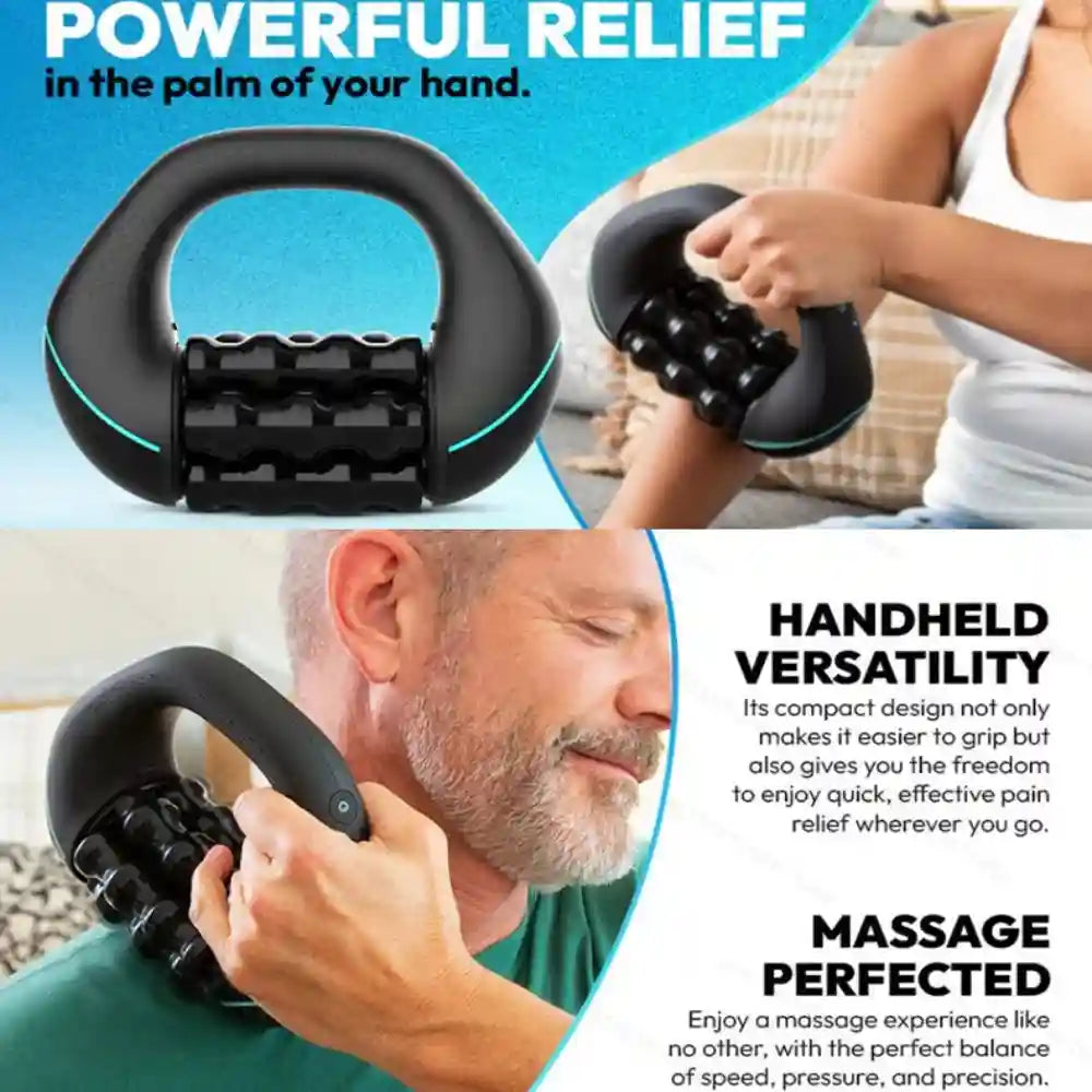 Electric Massage Roller | 3-Speed Vibration Deep Tissue Recovery Massage Roller Tidesmit