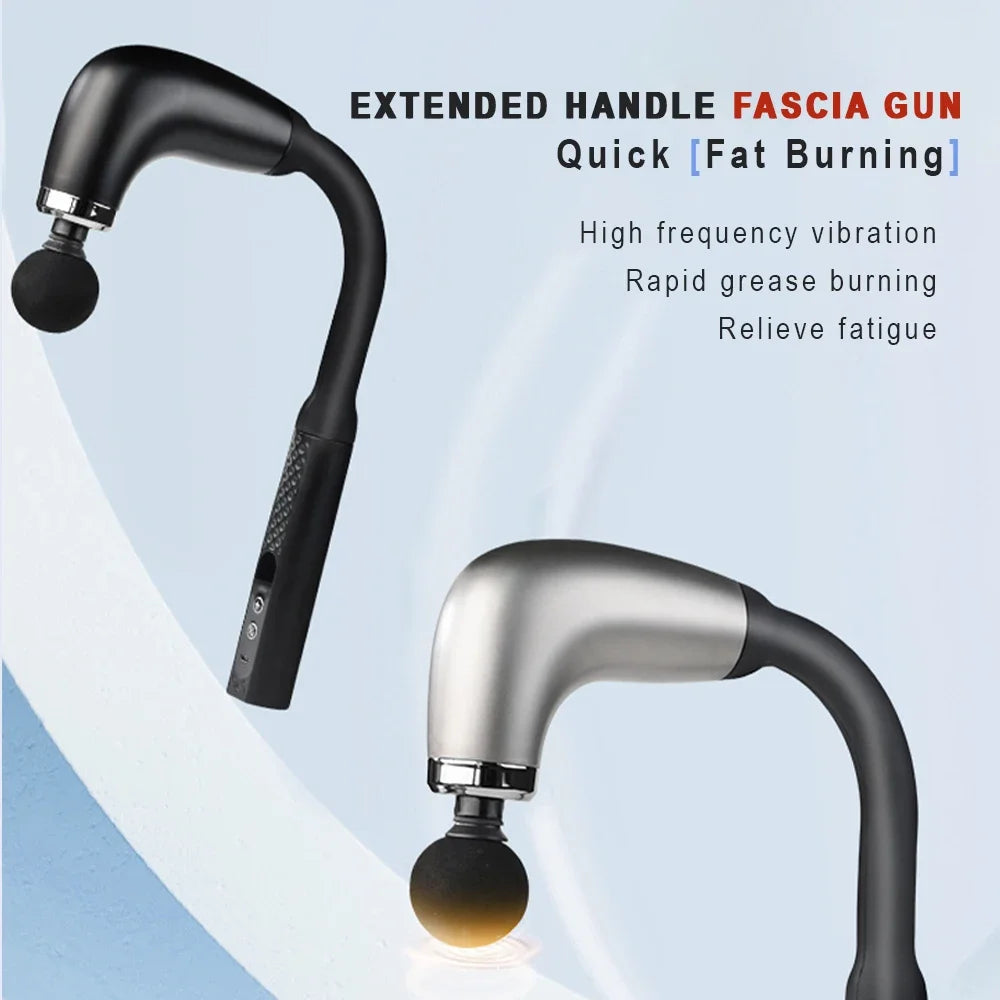 Back Massage Gun with Extended Handle for Targeted Deep Tissue Relief Back Massage Instrument Tidesmit