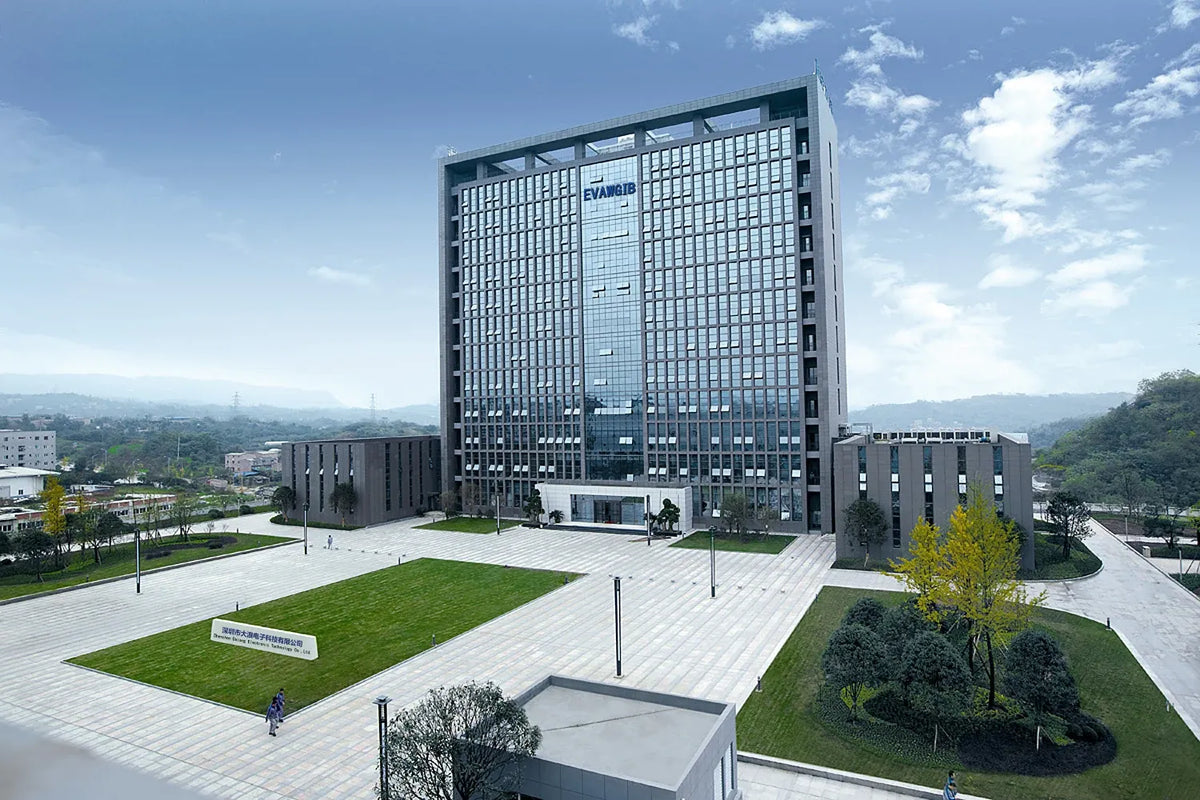 EVAWGIB-branded office building exterior