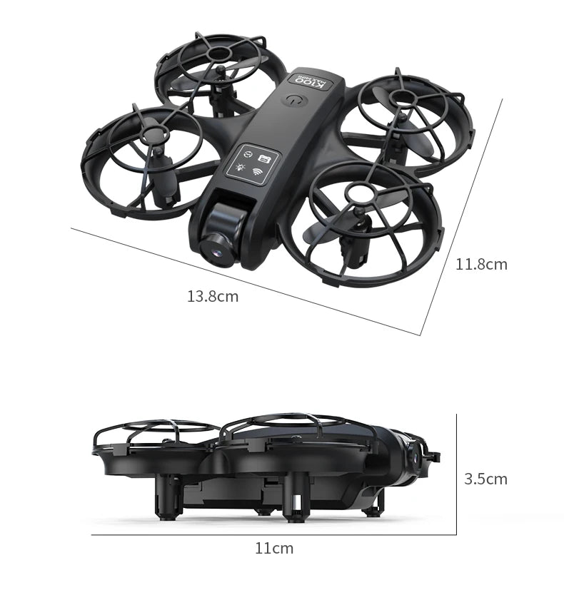 Mini Foldable Camera Drone with 4K Video - Compact Beginner Quadcopter Tidesmit