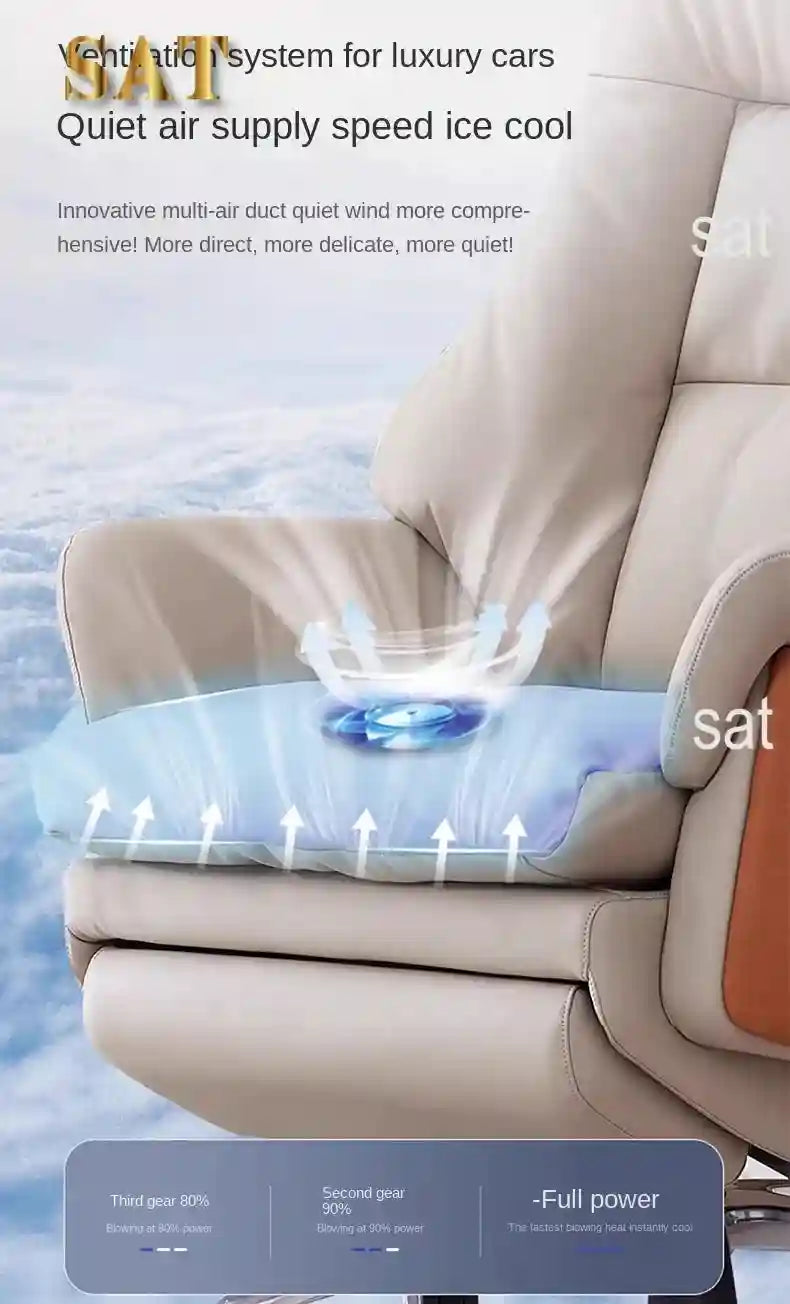 Massage Office Chair - Ergonomic Reclining Seat with Heat Therapy Massage Chairs Tidesmit