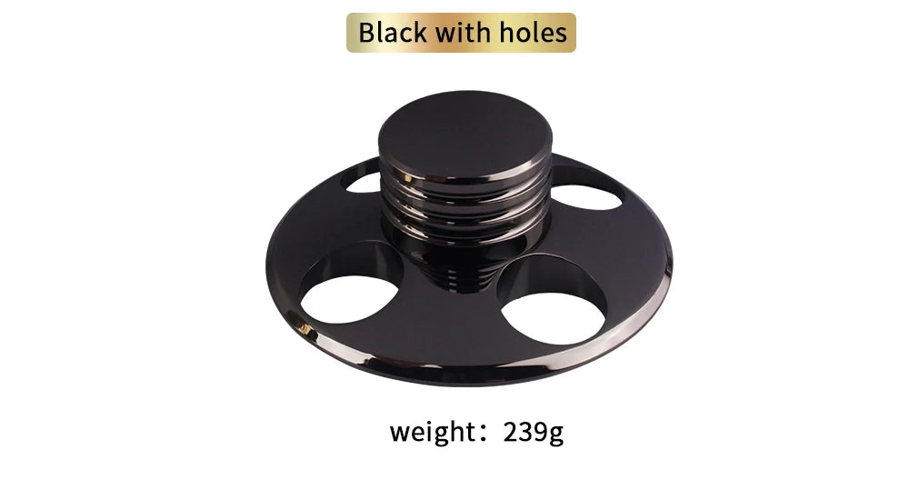 YYAUDIO Vinyl Record Weight 304 Stainless Steel LP Disc Stabilizer Turntable Clamp Reduce Vibration for Record Player Phonograph