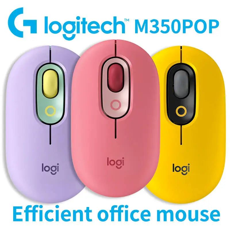 Logitech M350 POP Professional Office Mouse, M750/M650/MX Anywhere 3S/G304 Gaming Mouse, Available in Various Styles and Colors