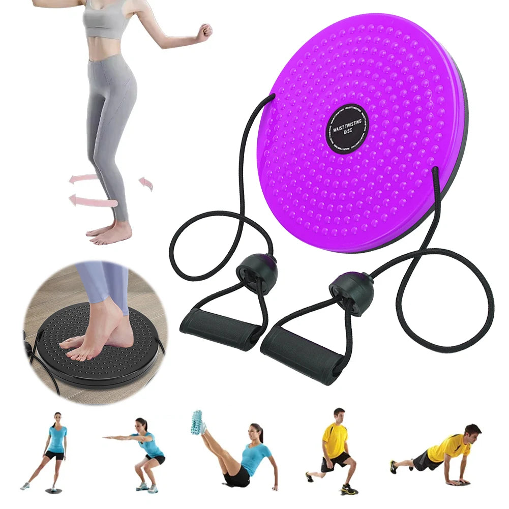 Waist Trainer Twisting Disc with Handles - Compact Fitness Equipment Body Shaping Massage Equipment Tidesmit