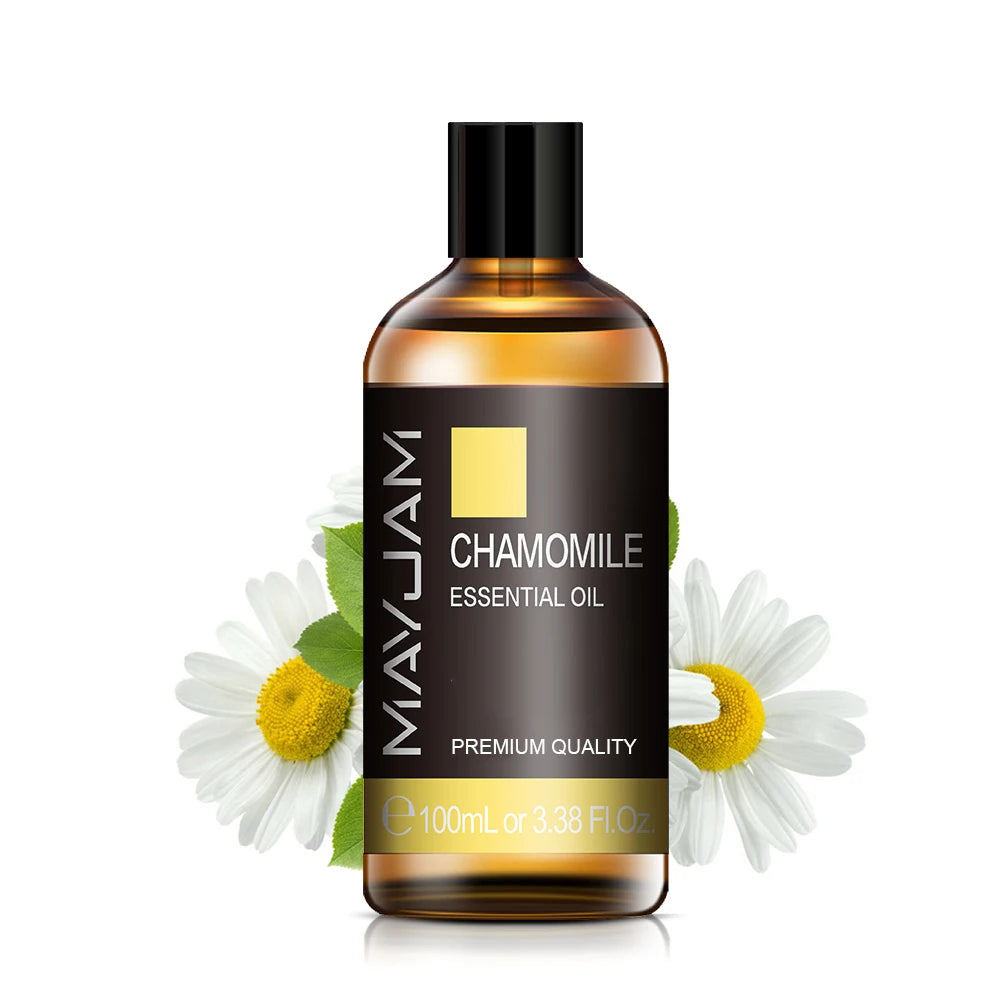 Tidesmit 100ml organic essential oils for humidifiers and diffusers in lavender, eucalyptus, rose, and ginger.