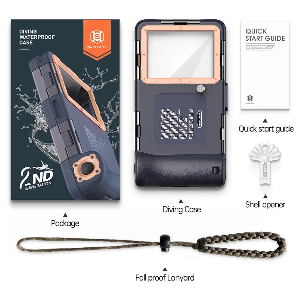 Underwater Phone Case for Xiaomi - IP68 Waterproof Seal Tidesmit