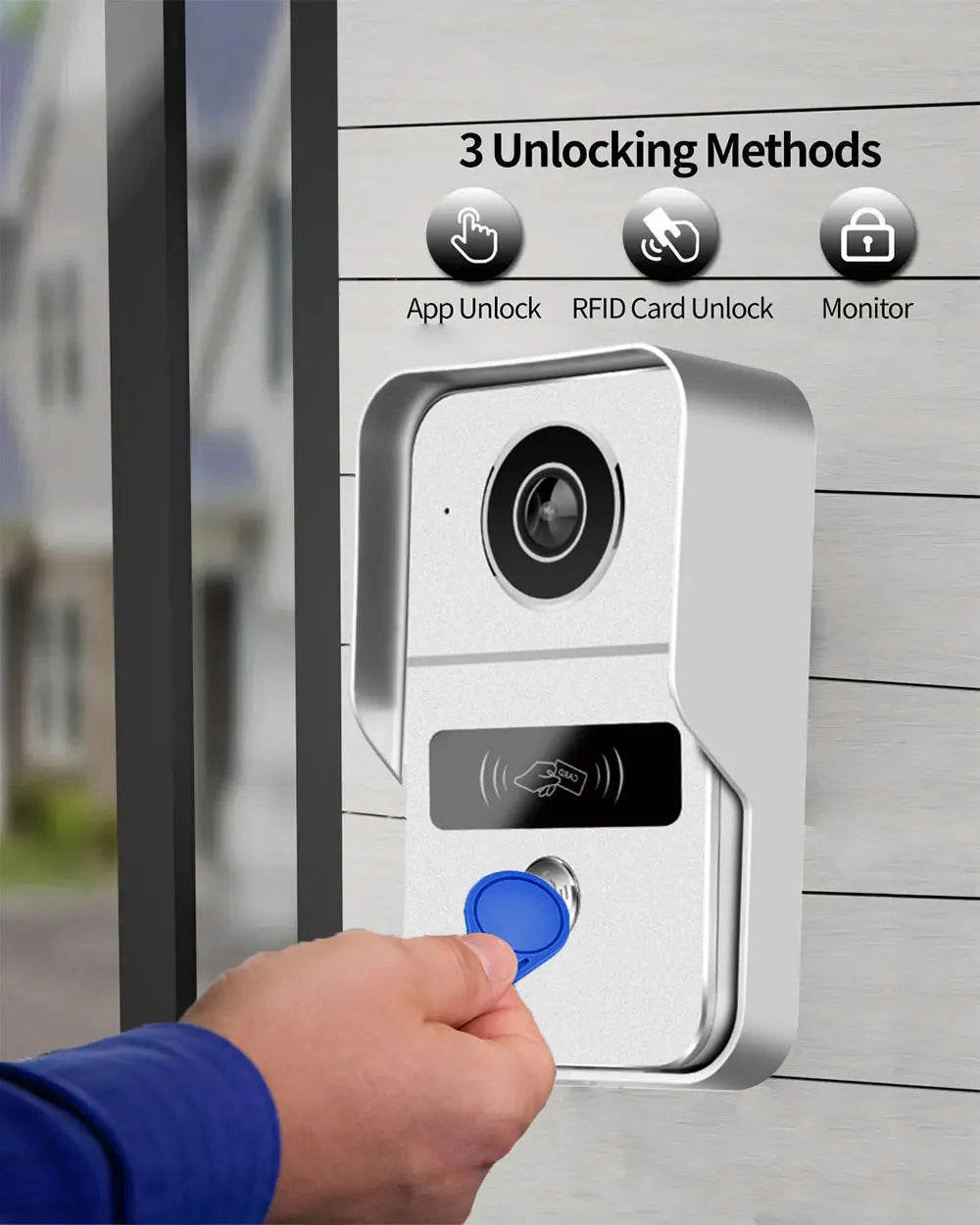 New 4-Wire TUYA Smart Video intercom doorbell Wired 1080P Waterproof Camera 5G WIFI 7/10inch IPS Touch Screen Support IP CCTV