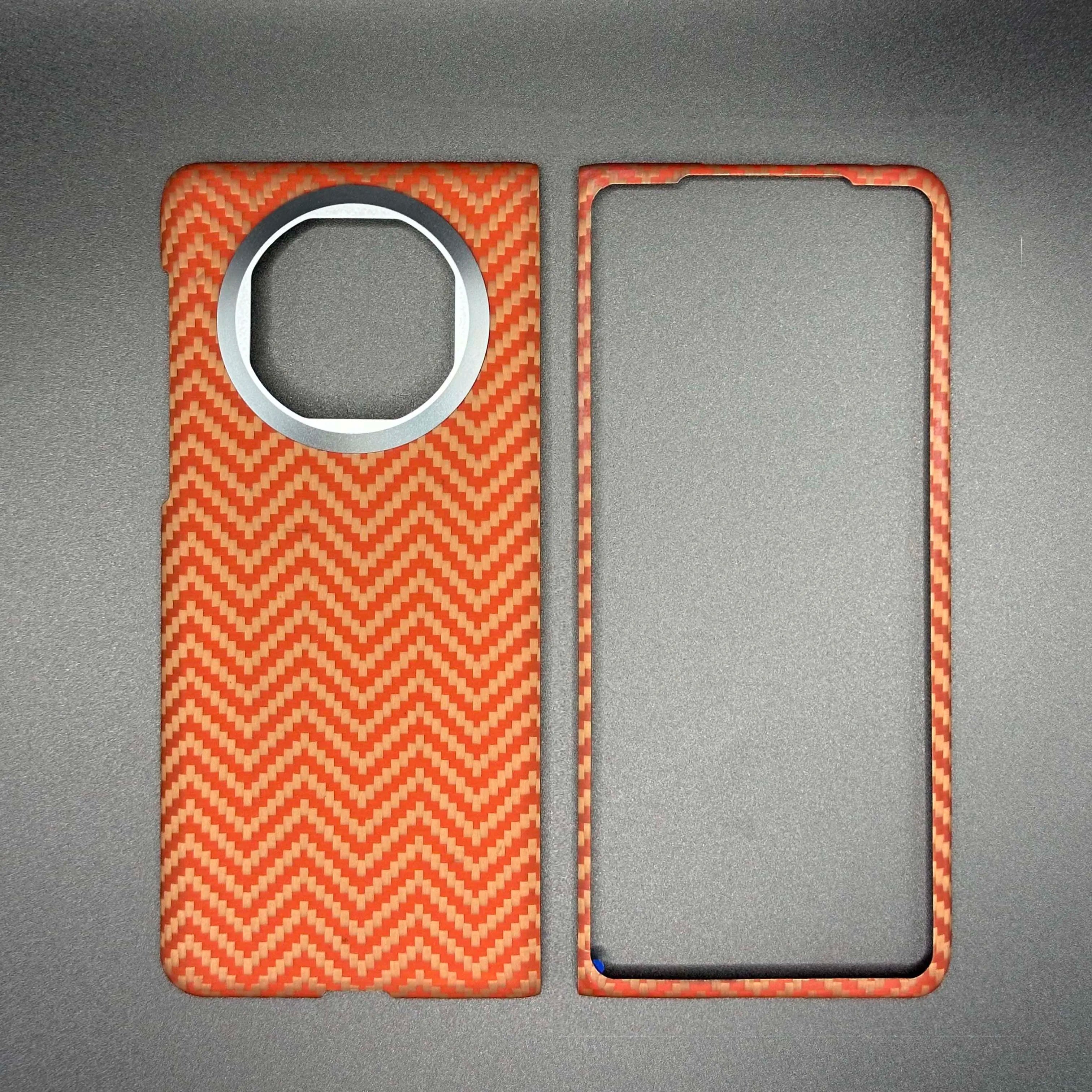 Huawei Mate X3 Magnetic Aramid Fiber Case | Slim Shock-Absorbing Cover Orange MJ Magnetic China Mainland Tidesmit