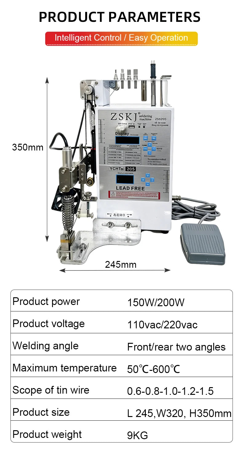 Semi-Automatic Soldering Machine 200W USB Precision Station Tidesmit