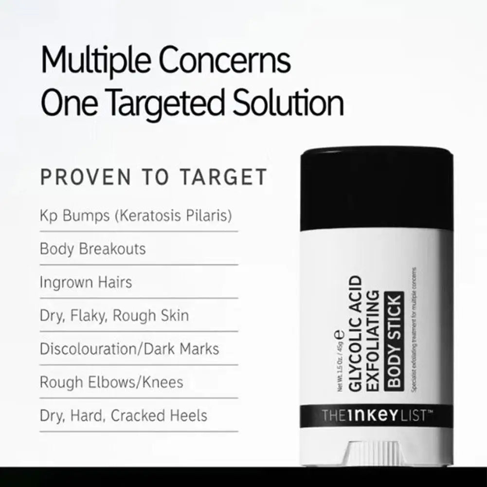 Exfoliating Body Stick Moisturizer - Natural Cruelty-Free Black Formula Scrubs Treatments Tidesmit