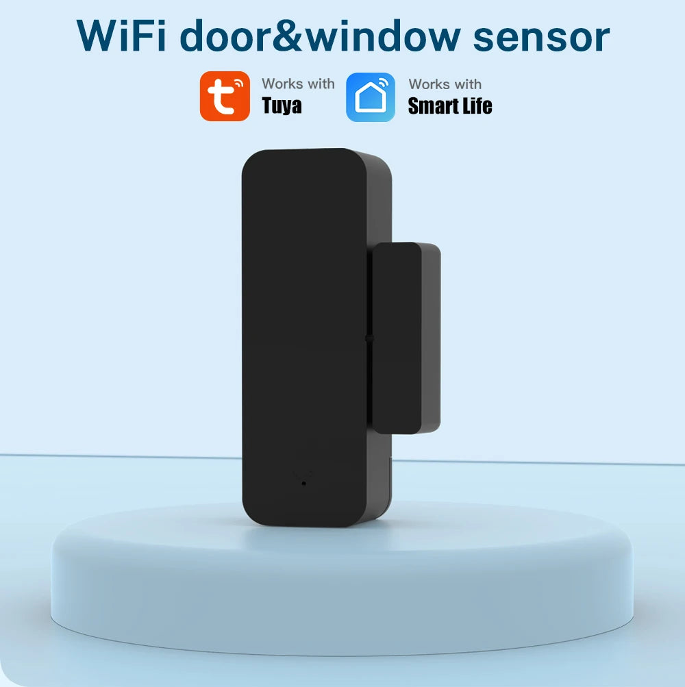 Zigbee Door Sensor Smart Contact Monitor for Home Security Tidesmit