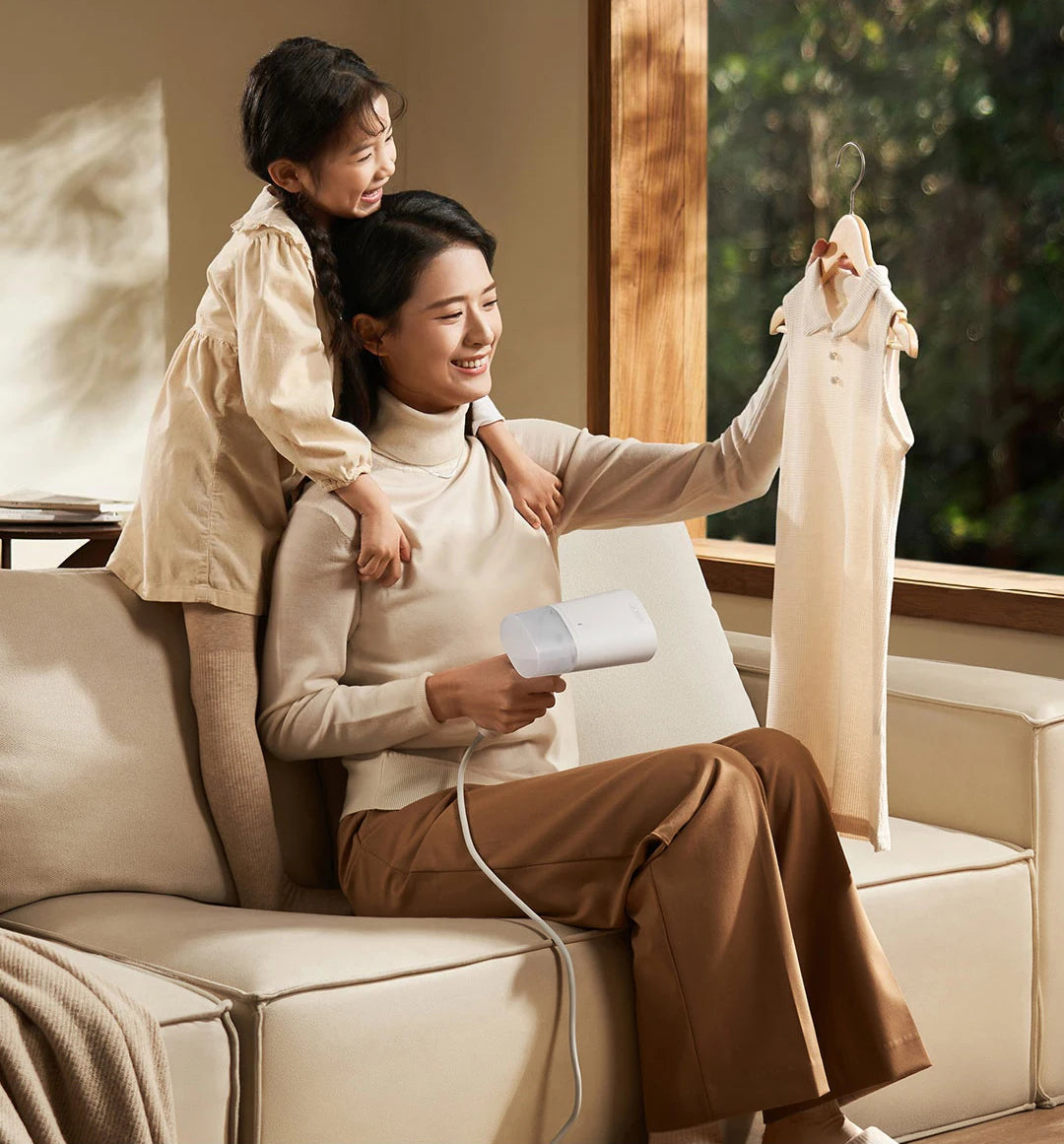Tidesmit MIJIA portable foldable garment steamer and electric steam cleaner for efficient fabric mite removal