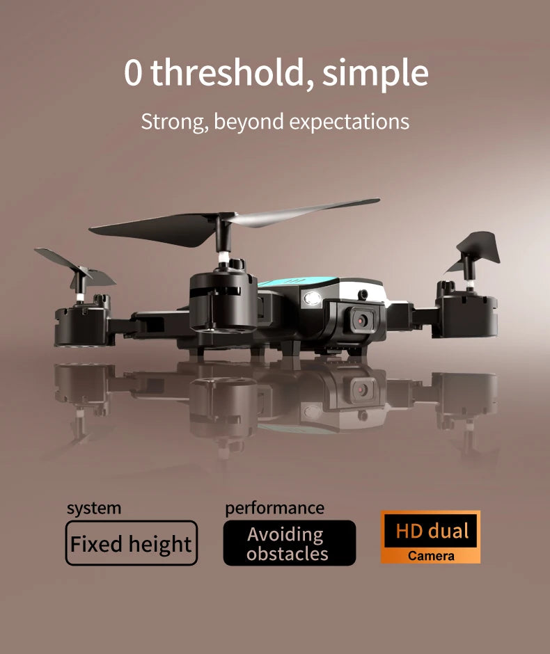 4K GPS Camera Drone with Obstacle Avoidance - Foldable Quadcopter Tidesmit