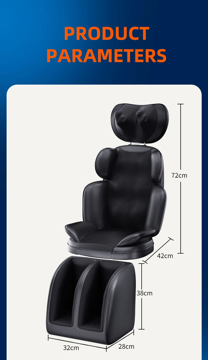 Zero Gravity Massage Chair - Foldable Electric Massager with Heat Massage Chairs Tidesmit