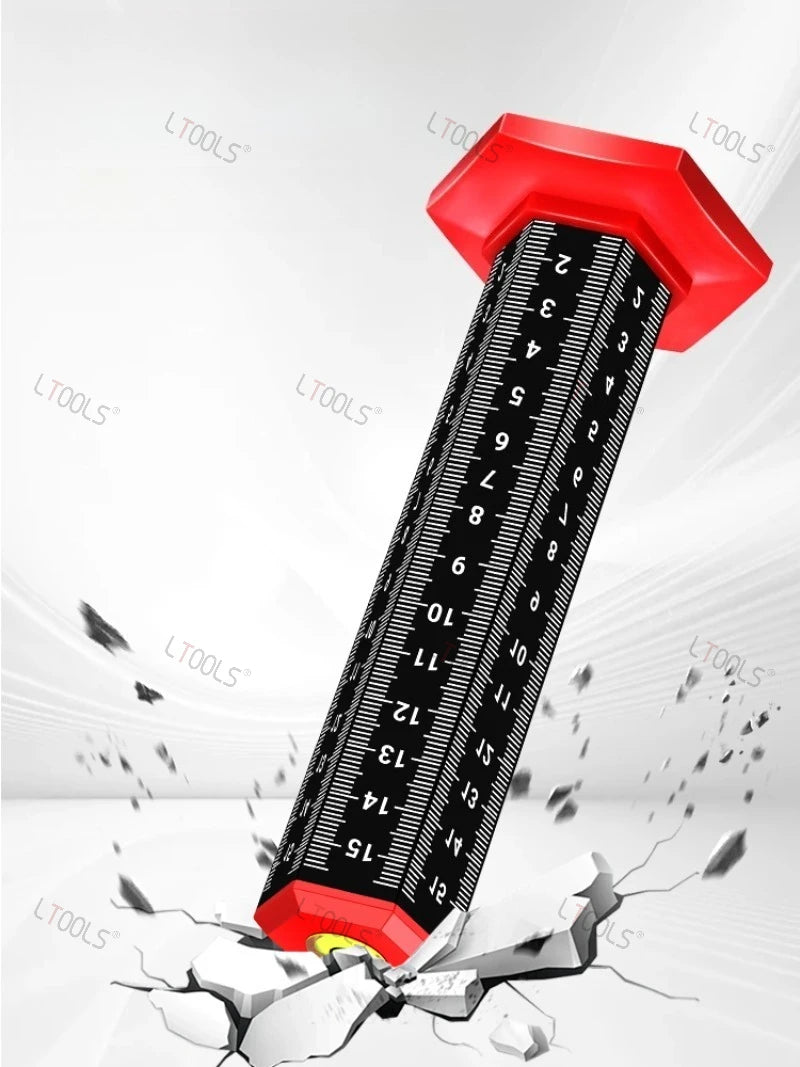 6-sided Scale Equal Height Level Ruler for Wall Tile Laying Woodworking Gradienter Suspended Ceiling Paving Tile Leveling Ruler