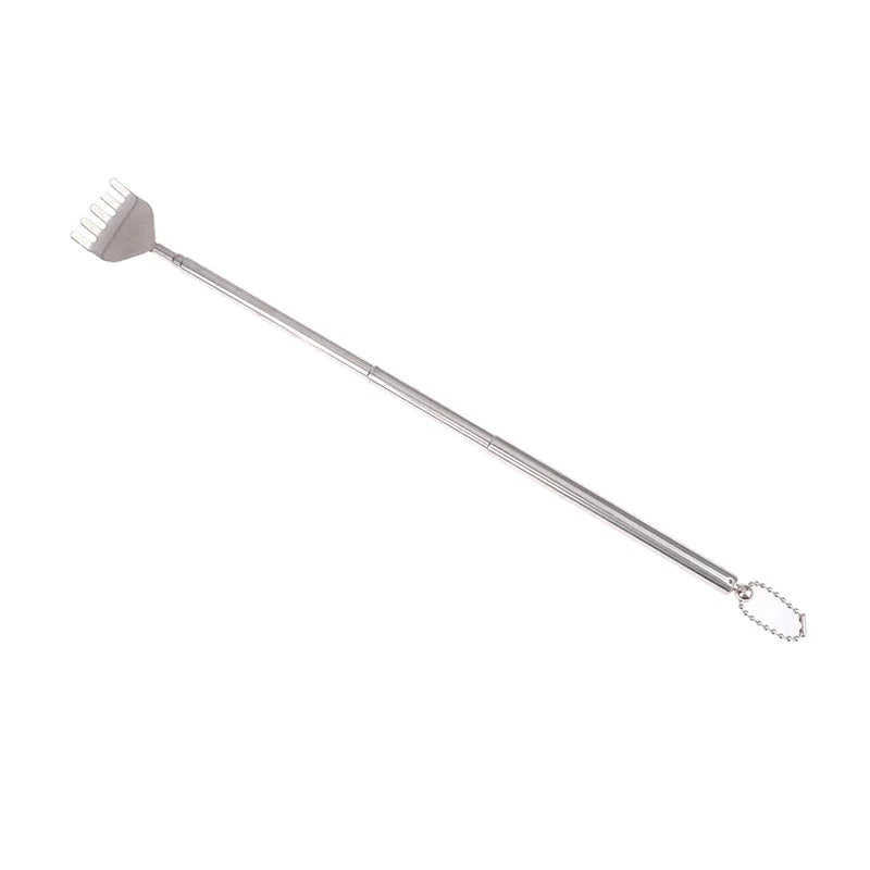 Telescopic Back Scratcher: Adjustable Stainless Steel Massage Tool Back Massage Instrument Tidesmit