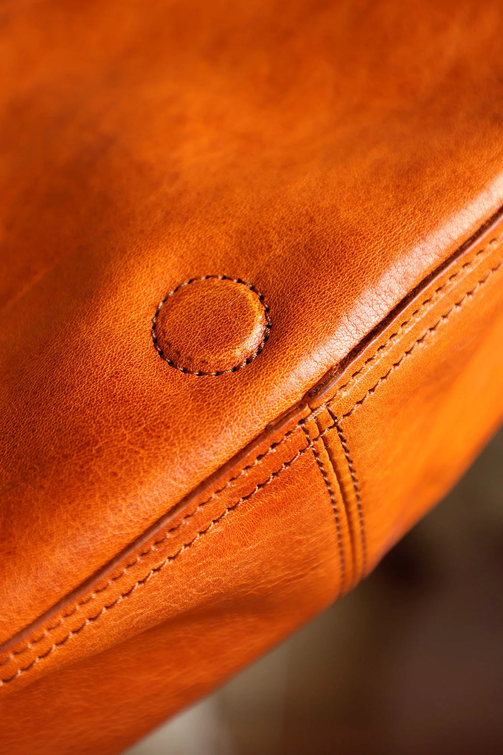 Casual daily luxury vintage designer handmade genuine leather men's women's shoulder bag vegetable tanned cowhide crossbody bag