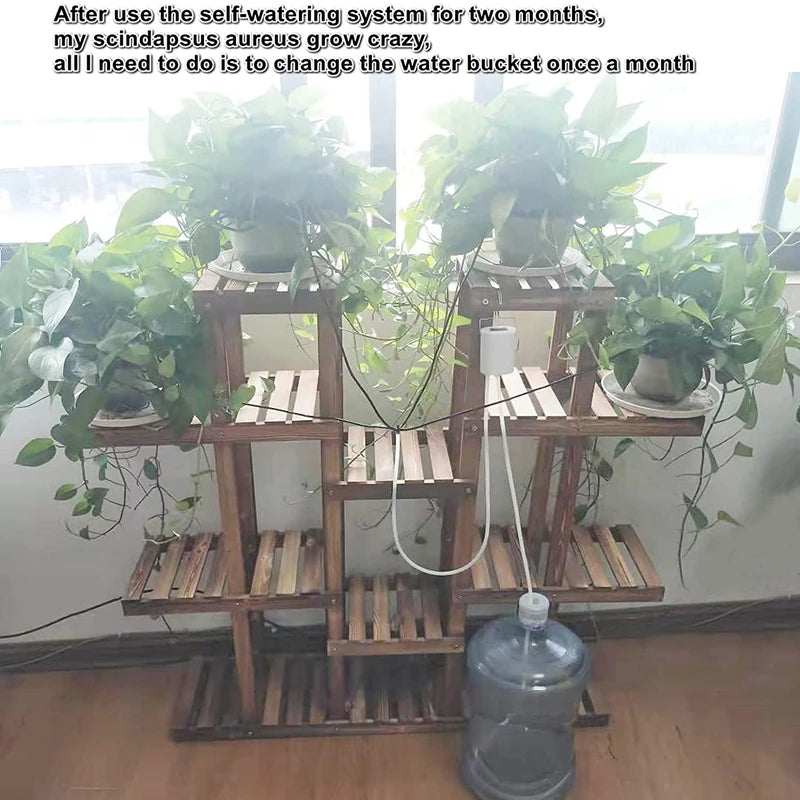 2-16Head Self-Watering Kits Intelligent Drip Irrigation Automatic Watering System Kits Plant Watering Spike Device Water Dripper