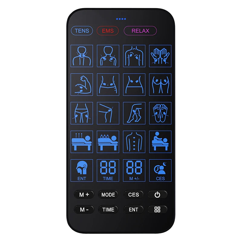 Electric Pulse Muscle Stimulator: Deep Tissue Relief & Heat Therapy Massage Chairs Tidesmit