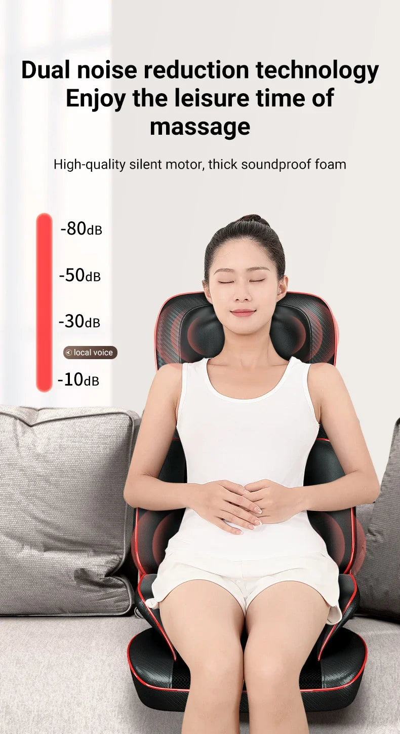 Tidesmit Electric Massage Chair for Neck and Back Pain Relief - 220V EU Massage Chairs Tidesmit