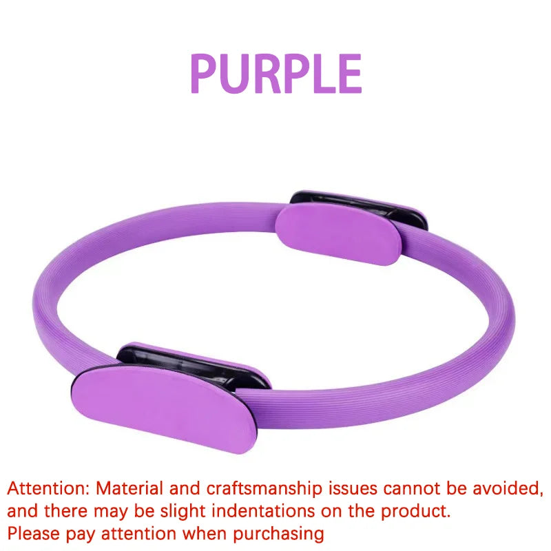 Pilates Ring for Thigh and Ab Toning - Durable Resistance Tool Purple Tidesmit